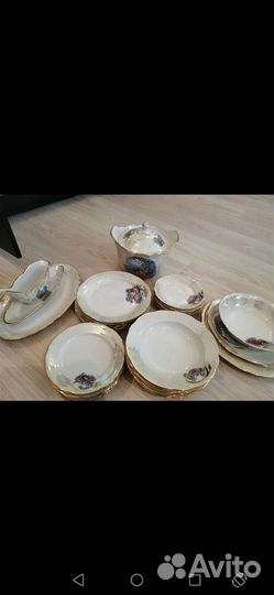 Набор столовой посуды 35 предметов