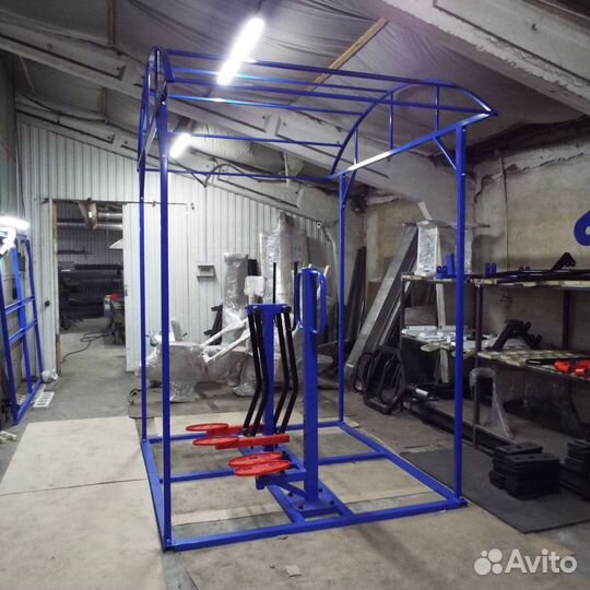 Уличный тренажер лыжный ход AVU037