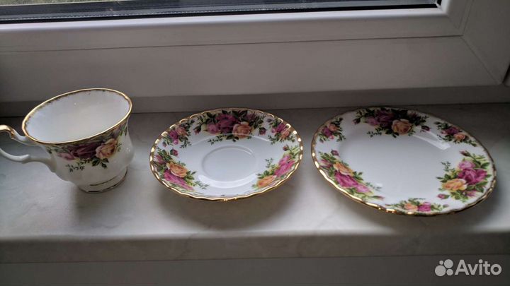 Чайное трио Royal Albert Old Country Roses