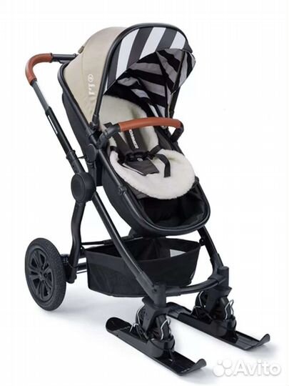 Накладки лыжи для коляски новые