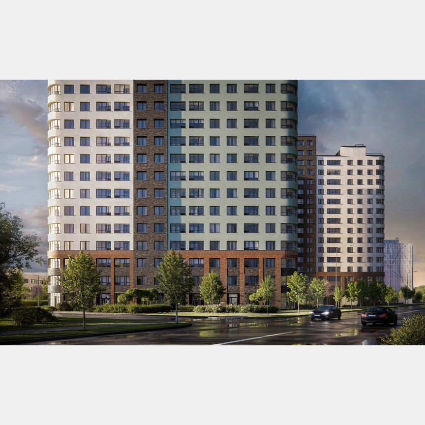 1-к. квартира, 39,4 м², 6/17 эт.