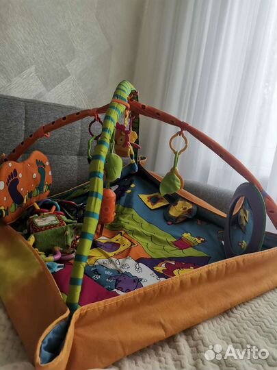 Развивающий коврик tiny love зоопарк