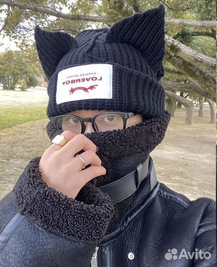 Балаклава шапка с ушками