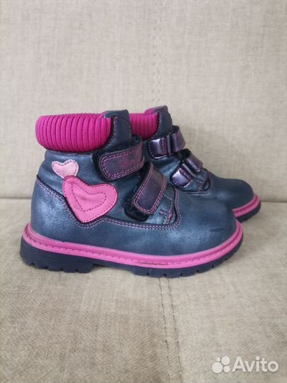 Ботинки демисезонные для девочки 26р