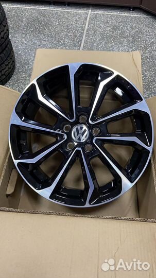 Диски r15 Polo Rapid Black Machined (Германия)