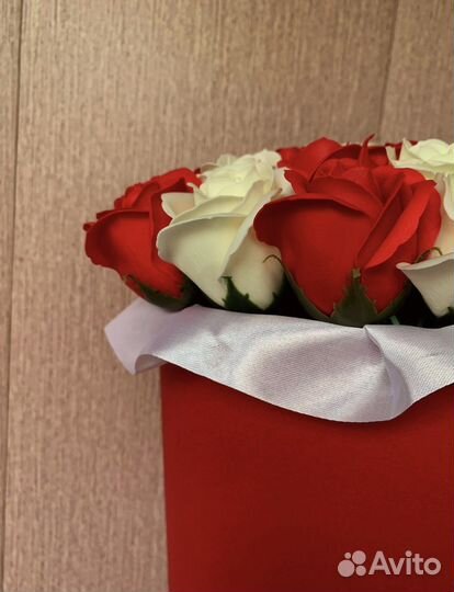 Мыльные розы цветы букет подарок