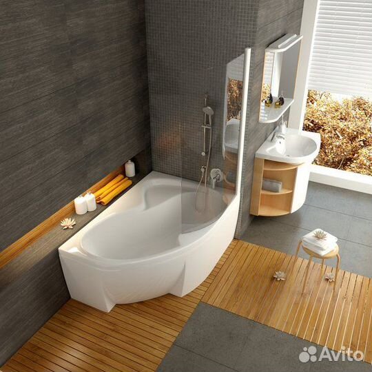 Ванна акриловая Roca bali угловая 150X150 белая