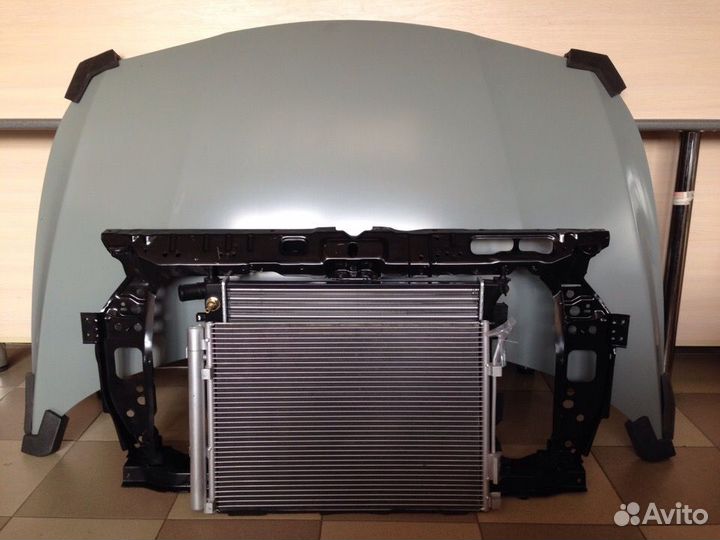 Hyundai Solaris новый радиатор охлаждения