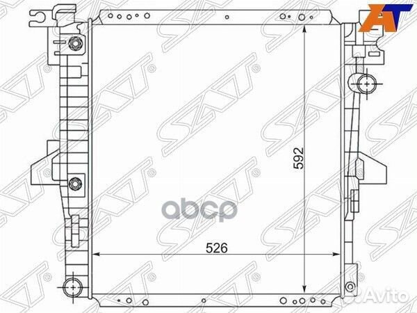 Радиатор Ford Explorer 94-05 / Ranger 99-06 / M