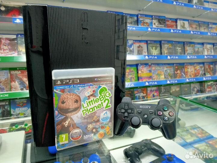 PlayStation 3 Slim на 500 гб + Little Big Planet 2