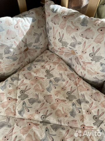 Бортики в детскую кроватку и одеяло