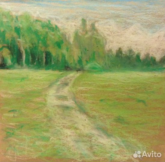 Пейзаж - пастель