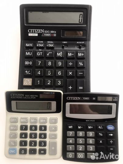 Калькулятор Citizen cdc384 II