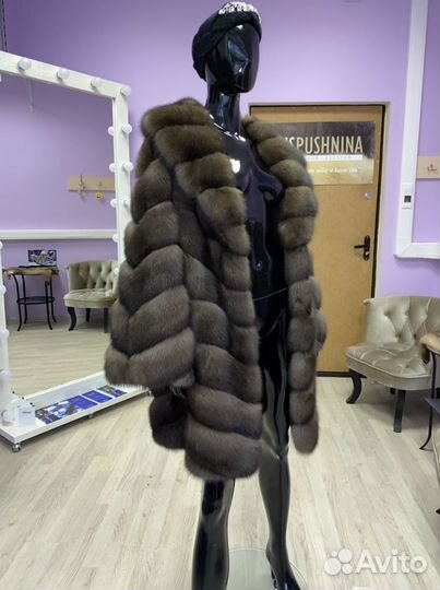 Шуба из баргузинского соболя