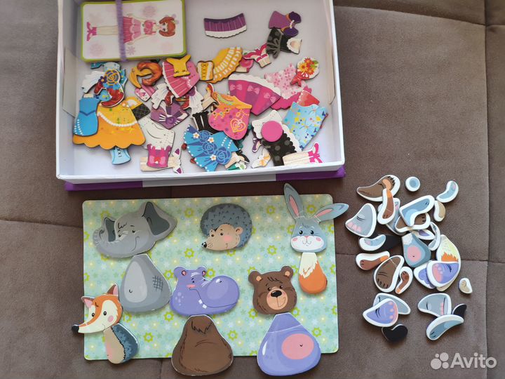 Магнитная книга для девочек