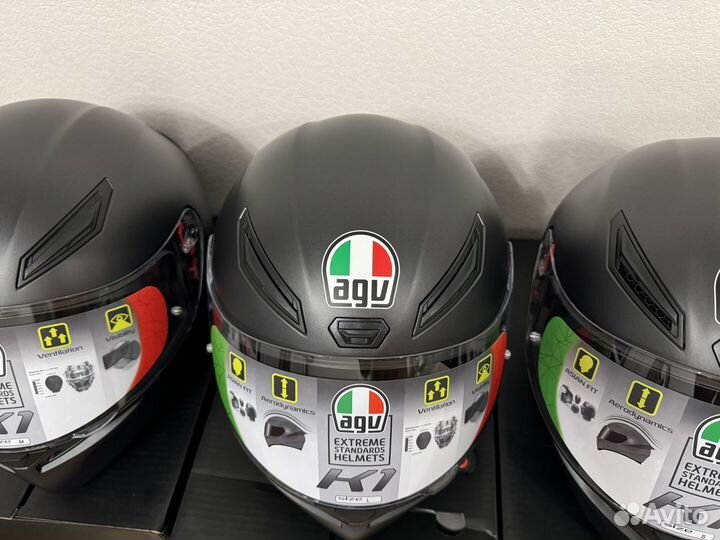 Шлем AGV K1 black matt оригинал