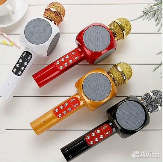 Микрофон-караоке светящийся