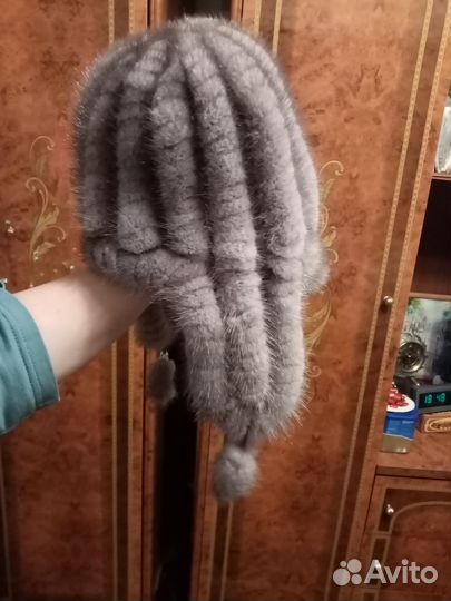 Шапка норка новая