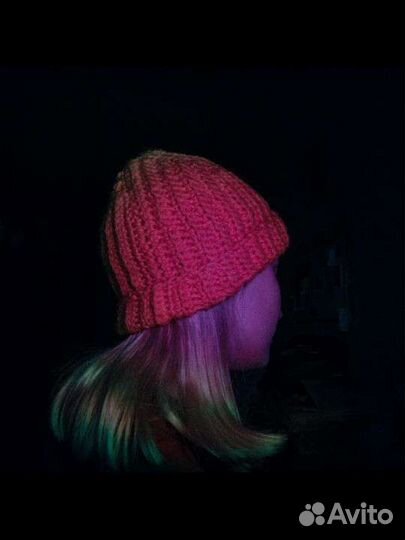 Шапка женская вязаная ручная работа