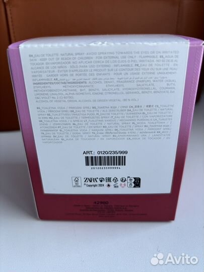 Новые духи Zara