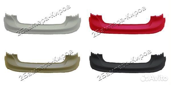 Бампер форд фокус 3 задний черный