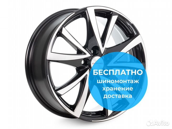 R16 5x114,3 6,5J ET45 d67,1 K&K Игуана алмаз черны