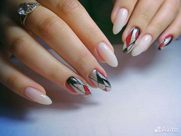 Маникюр, педикюр, покрытие гель-лак, наращивание