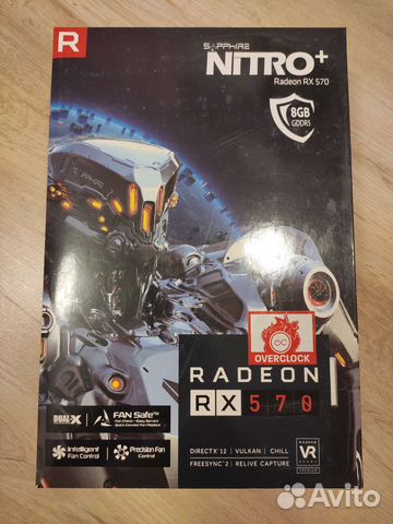 Видеокарта Sapphire RX 570 nitro+ 8GB
