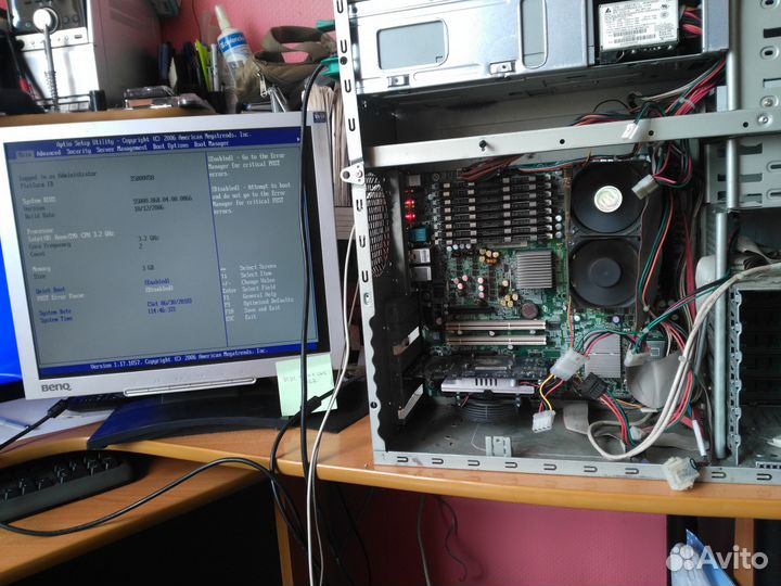 Материнская плата intel server board s5000vsa