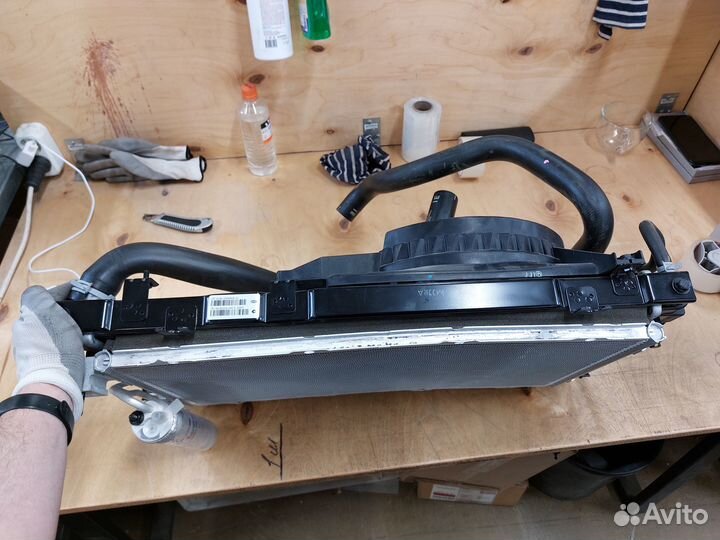 Радиатор с диффузором LADA Granta Новый оригинал