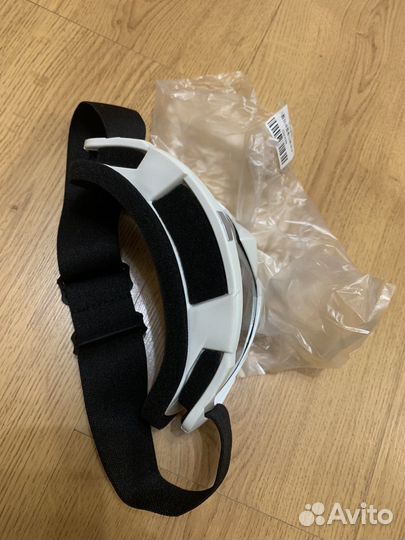 Очки маска горнолыжная uv400 темно серая линза