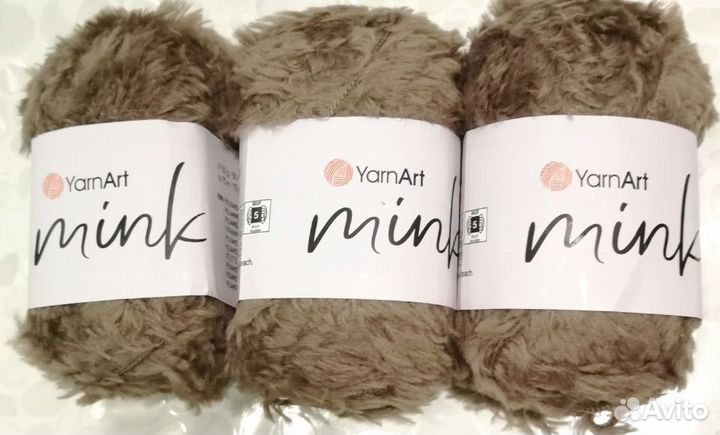 Пряжа Минк 3 мотка