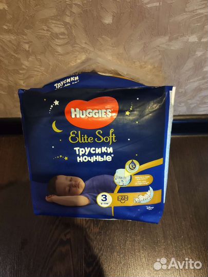Трусики ночные Huggies Elite Soft 6-11 кг