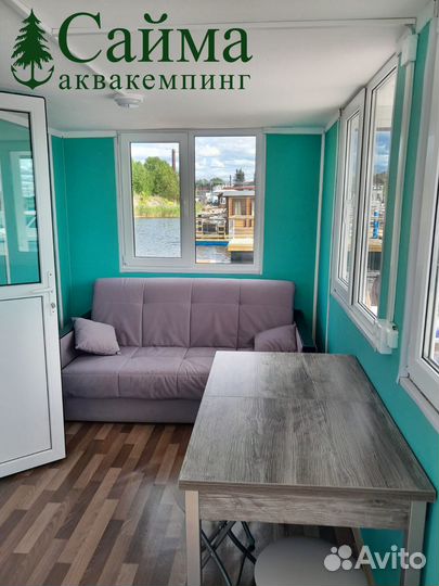 Плавдом, хаусбот, дом на понтоне в аренду