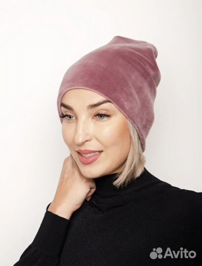 Новая шапка из велюра