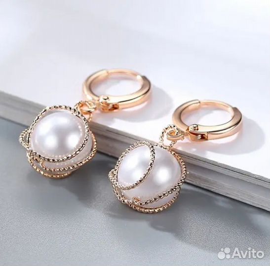 Серьги с жемчугом