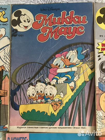 Журналы 90-х Комиксы Микки Маус