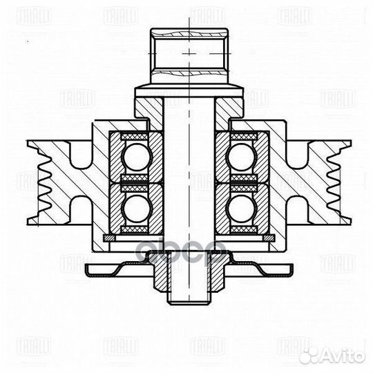 Ролик промежуточный навесного оборудования