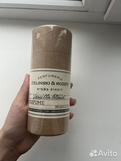 Духи zelinski & rozen vanila blend