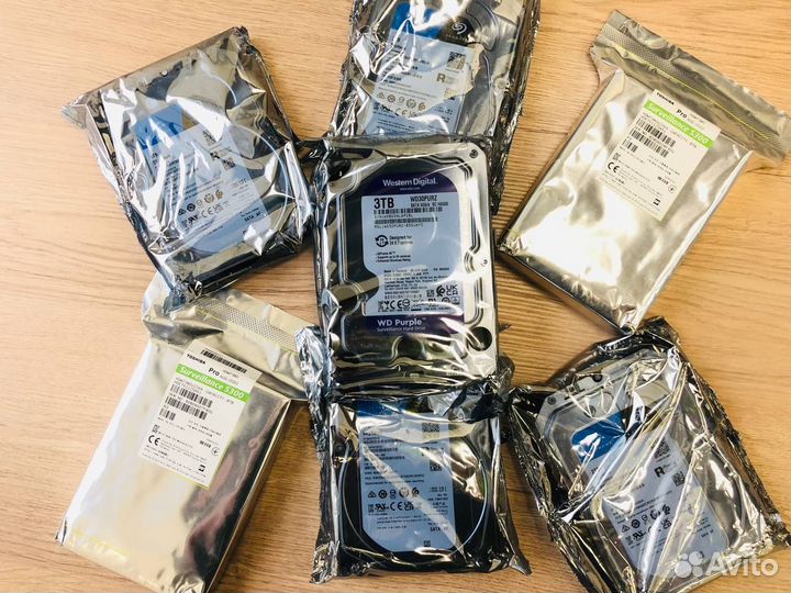 Жесткий диск для видеонаблюдения WD Purple 3000Gb
