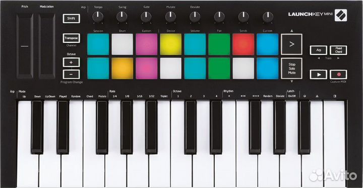 Novation LaunchKey Mini MK3 миди клавиатура
