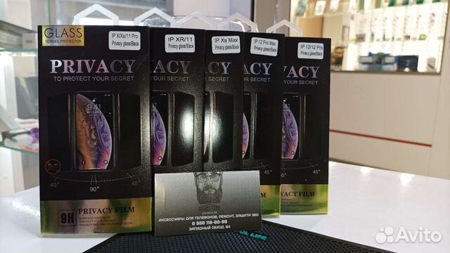 Защитные стекла на iPhone 