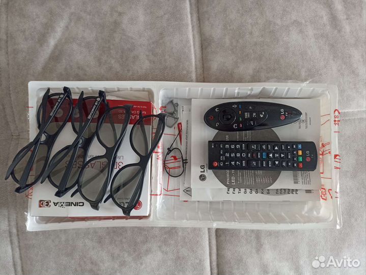 Пульт ду LG оригинальный и комплект 3D очки