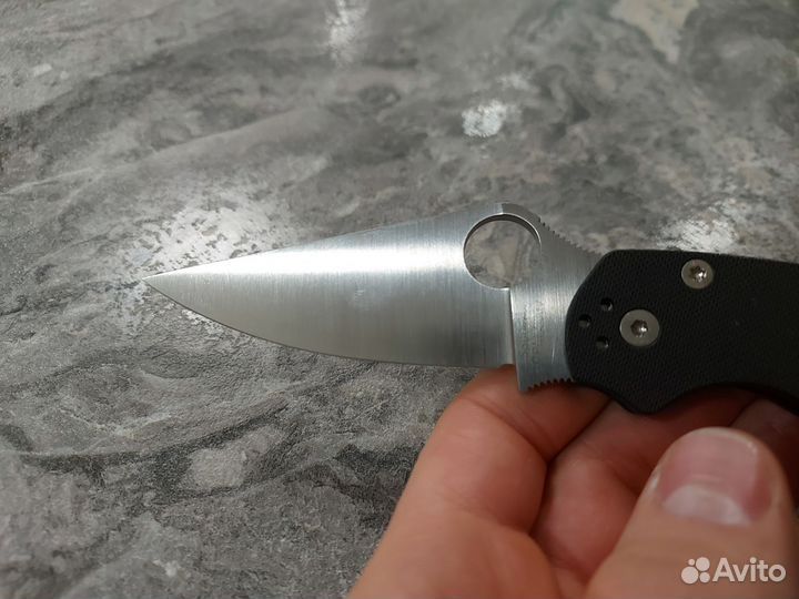 Клинок Spyderco Paramilitary 2 регринд