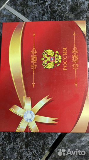 Набор 4 рюмки, фляга, воронка