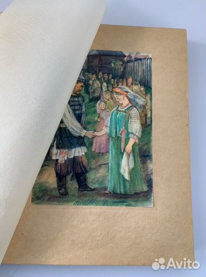 Малахитовая шкатулка бажов 1950 сказки винтеж книг