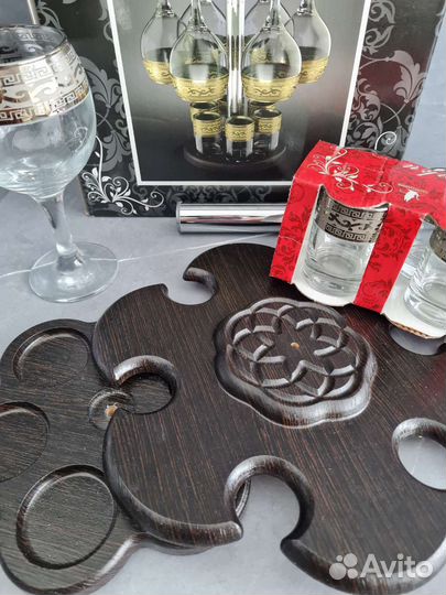 Фужеры, стопки, рюмки, хрусталь