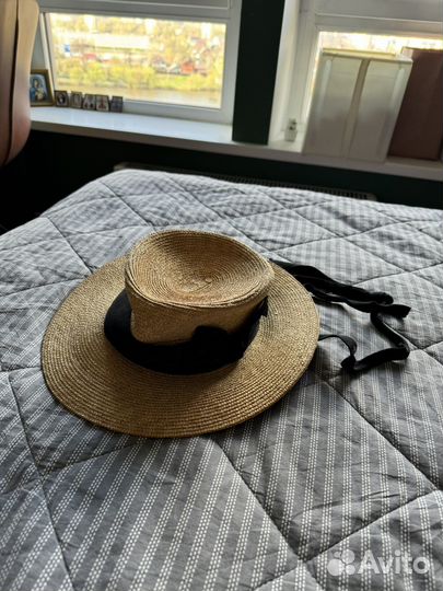 Бронь Шляпа женская летняя соломенная