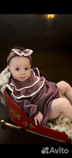 Детское нарядное платье на малыша 68-74р