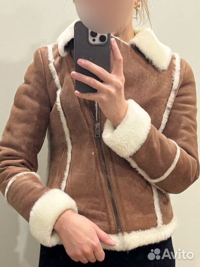Дубленка женская зимняя 40 42